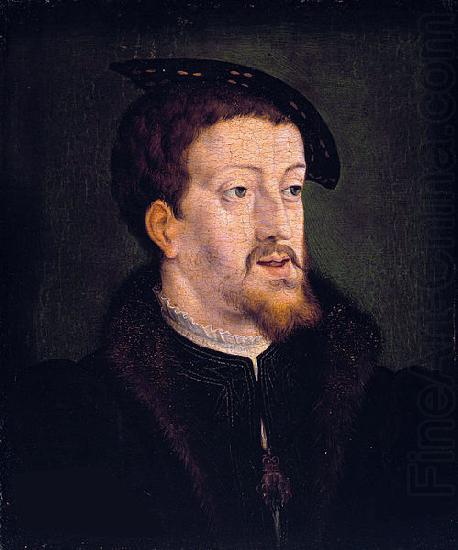 Portrait of Charles V (1500-58), emperor of the Holy Roman Empire, Jan Cornelisz Vermeyen